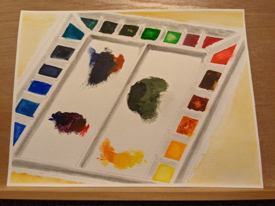 Watercolor palette